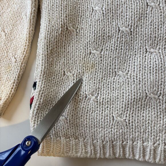 Children's Vintage Christmas Sweater Winter Ugly Knit Holiday - Picture 8 of 9